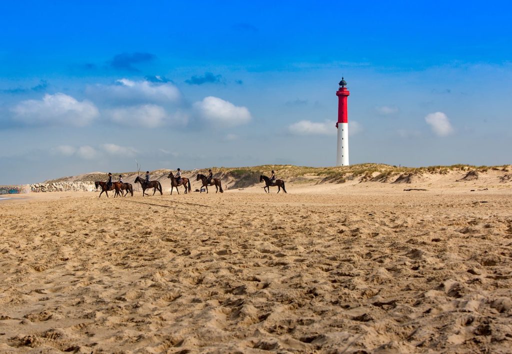 Reiten am Strand der Côte Sauvage