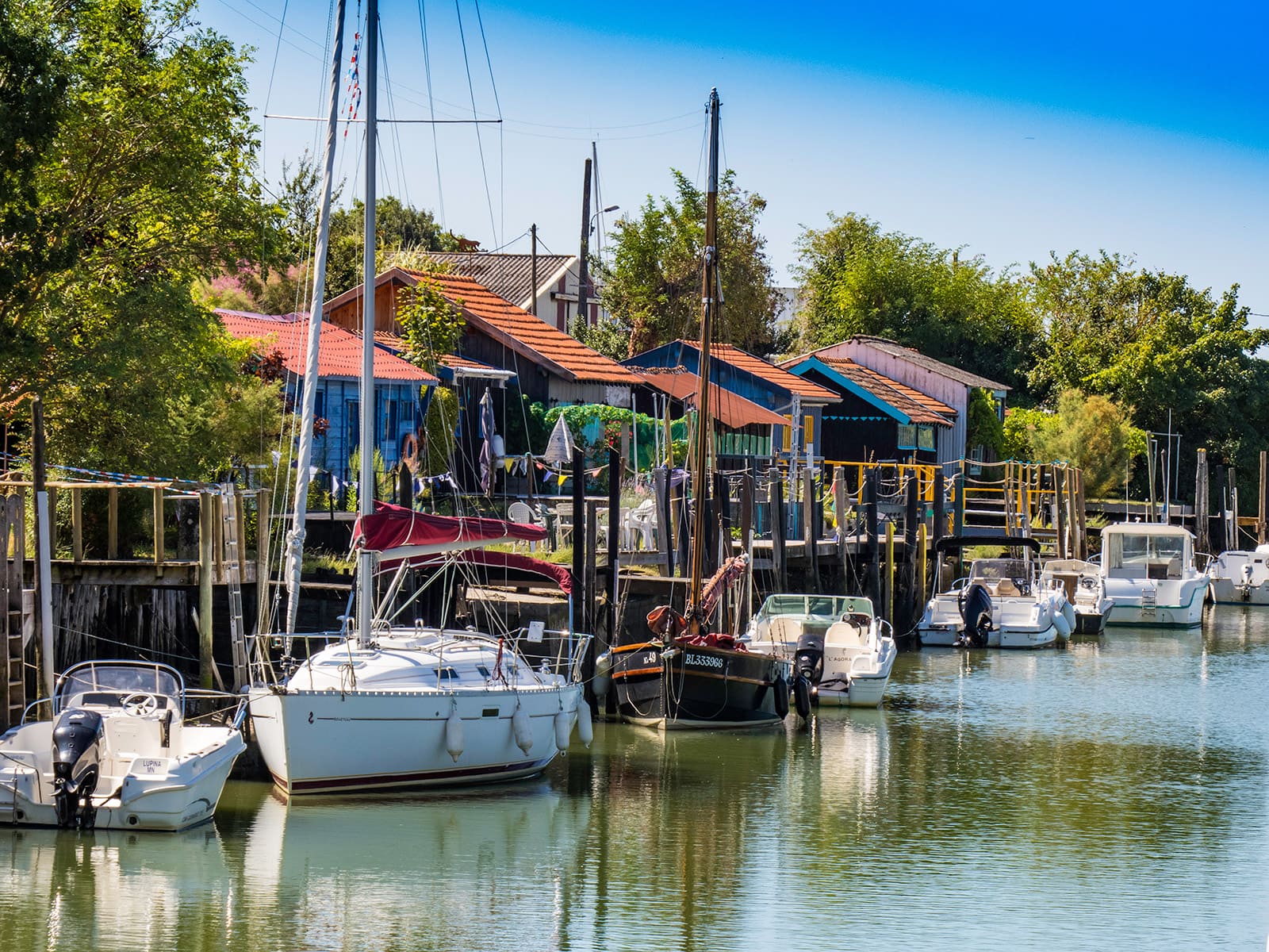 The oyster huts of La Tremblade Ronce-les-Bains