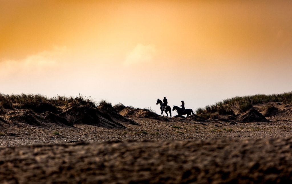 Reiten an der Côte Sauvage