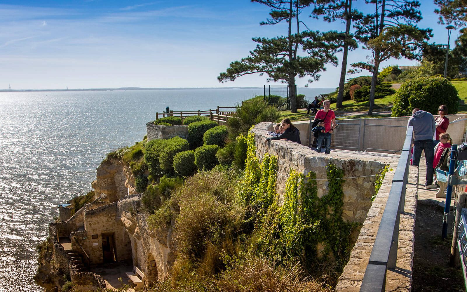 the troglodyte caves of Regulus in Meschers-sur-Gironde