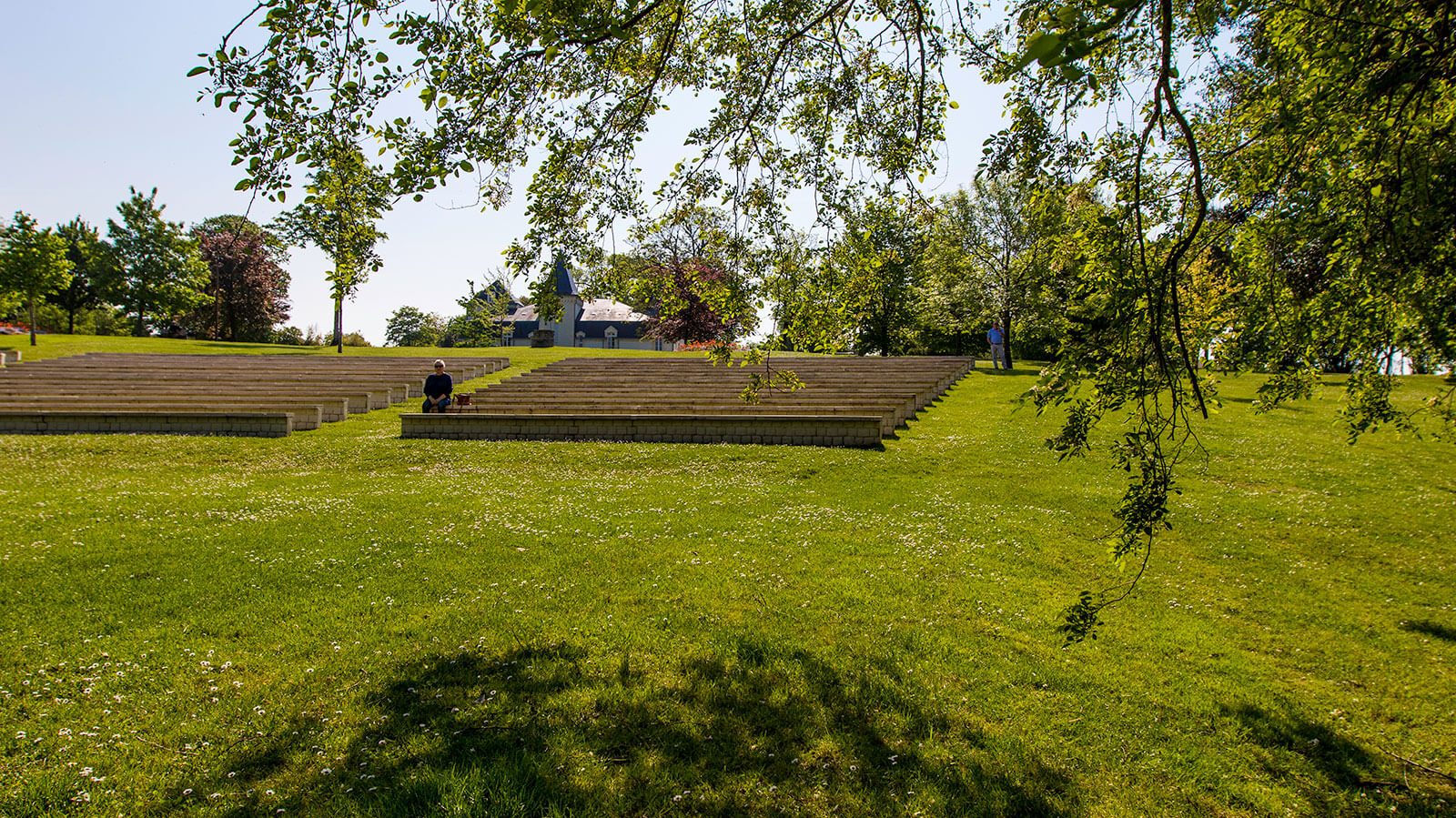 Le théâtre de verdure du parc de Vaux-sur-Mer