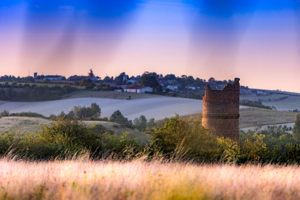 Chimney of the Gravelle cement plant