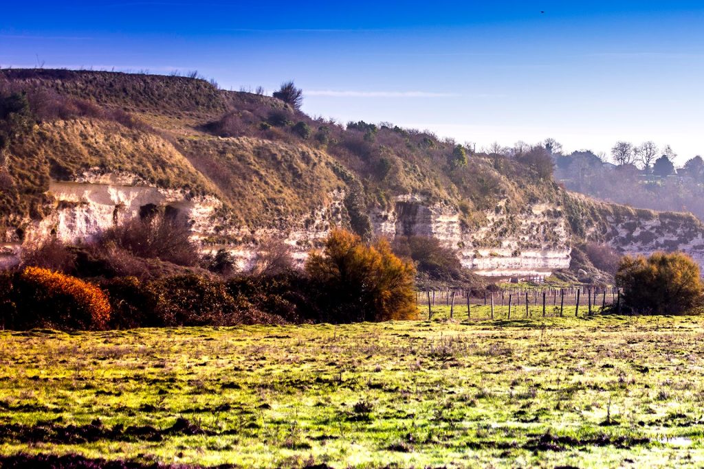 Les  falaises mortes de Mortagne-sur-Gironde