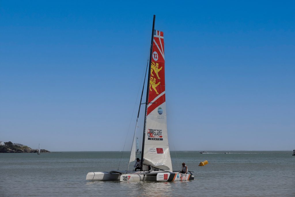 Royan ville-étape de de courses à la voile