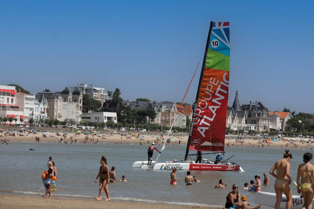 Royan ville-étape de de courses à la voile