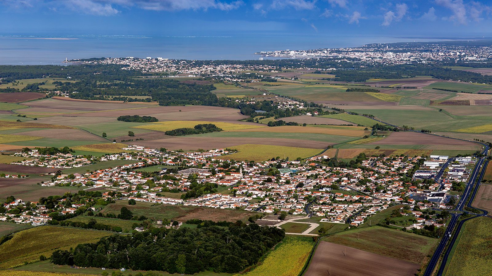 semussac aerial view