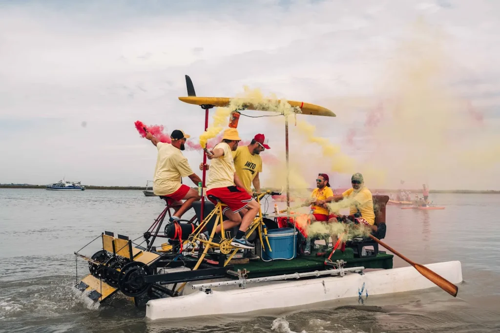 Embarcation nautique originale à la Remontée de la Seudre