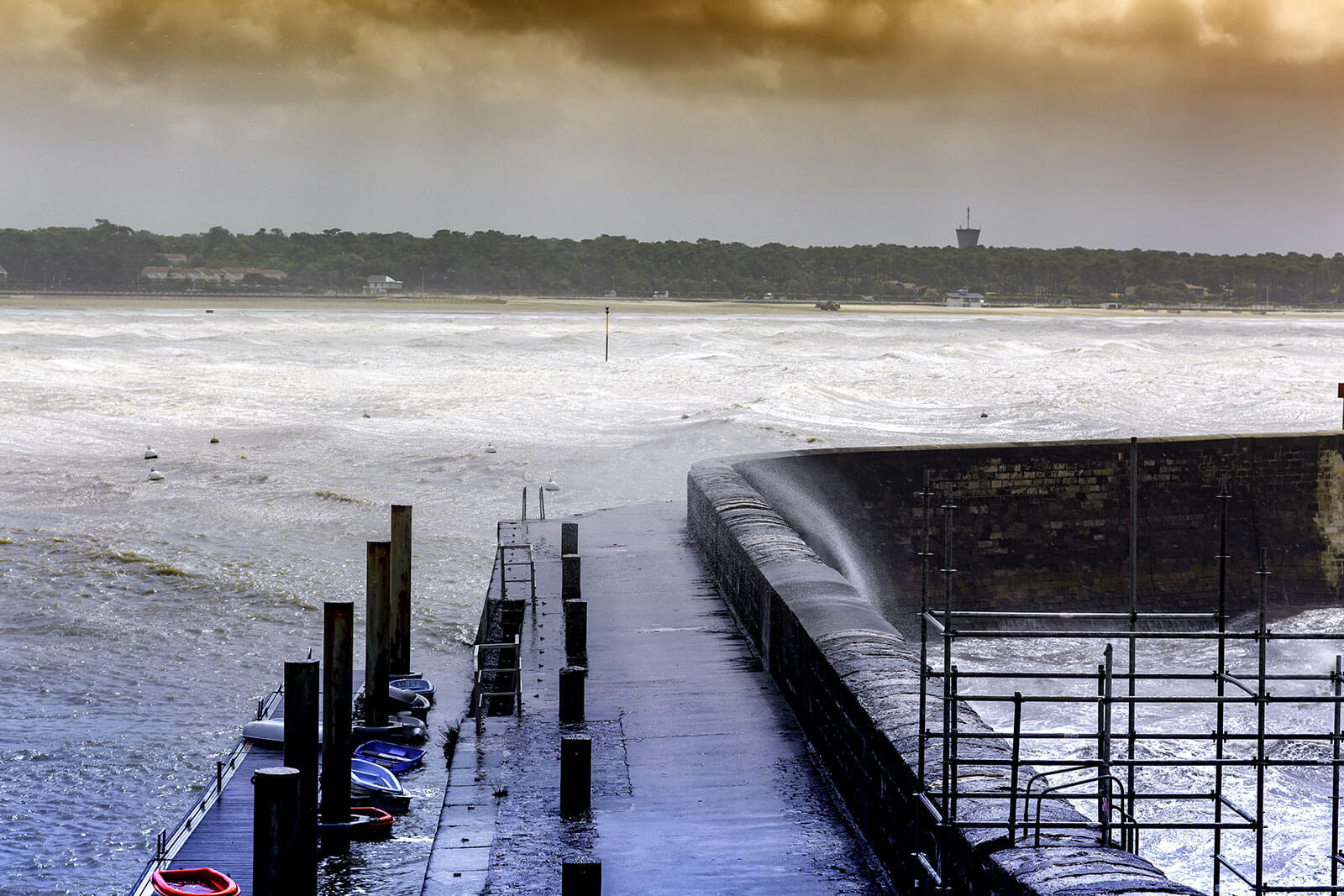 Es regnet in Royan