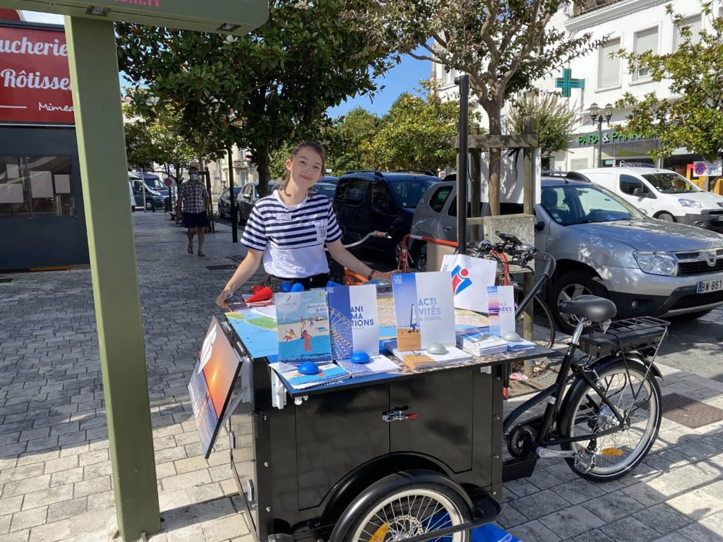 Triporteur Destination Fremdenverkehrsbüro Royan Atlantique