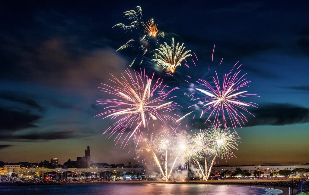 Feuerwerk - Strand Grande Conche - Royan