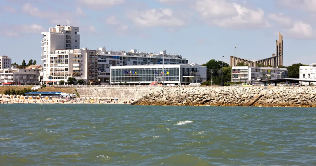 aerial view of Royan