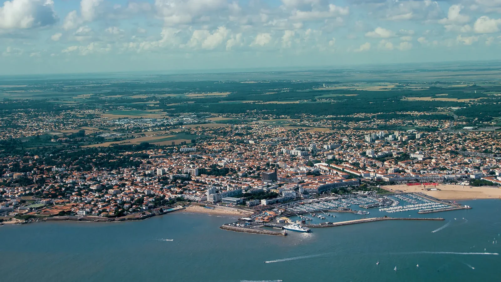 vue aérienne de Royan