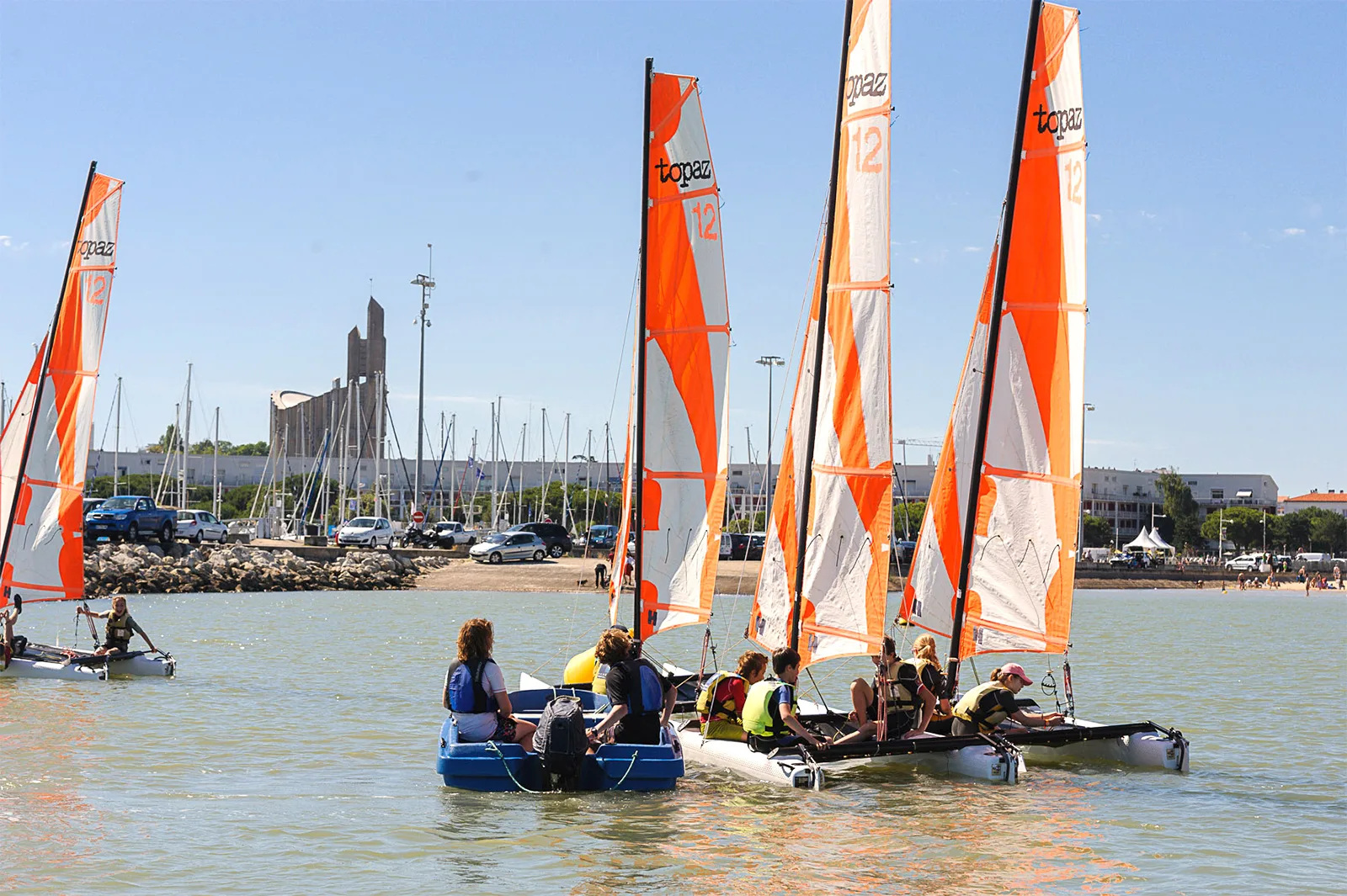 Catamaran course organized by Les Régates de Royan