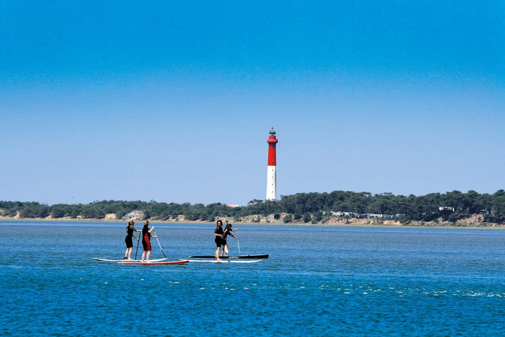 Stand-Up-Paddle-Fahrt in La Palmyre