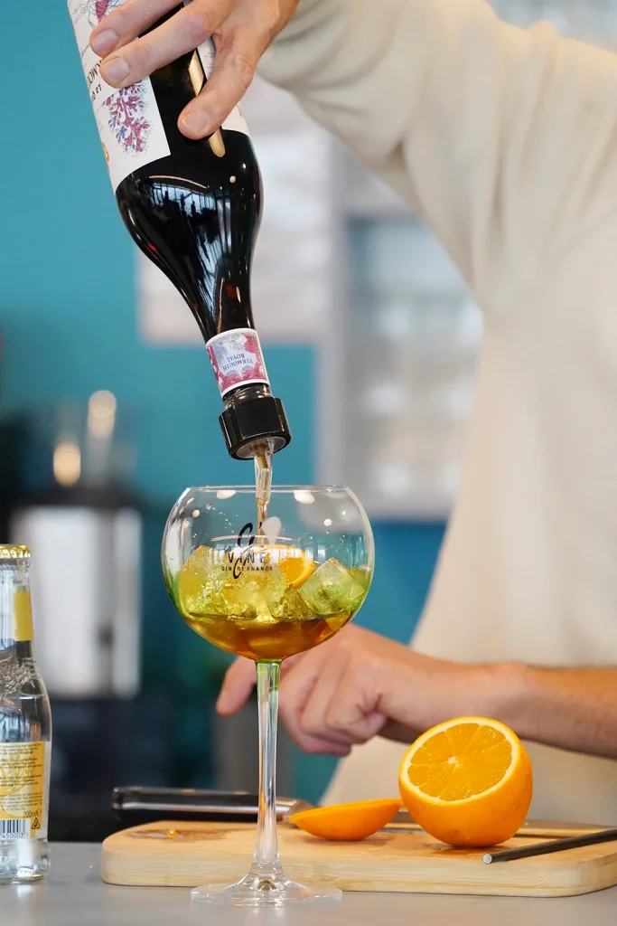 Recette du spritz charentais - étape 1