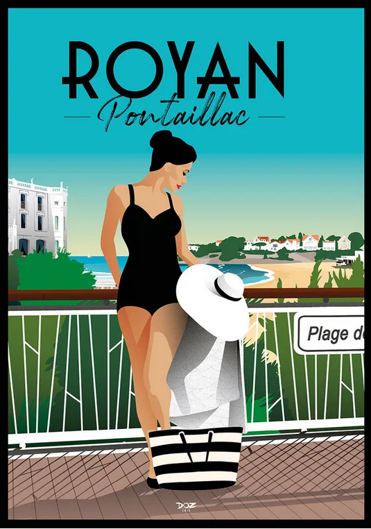 Affiche Doz Royan Pontaillac