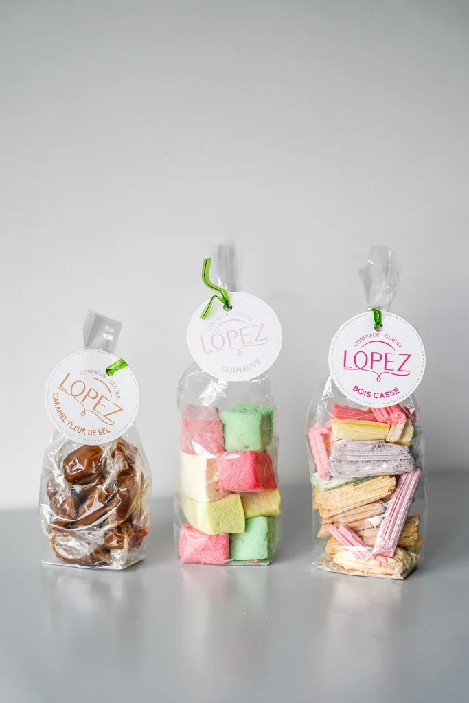 Confiseries : caramels, guimauve et bois cassé