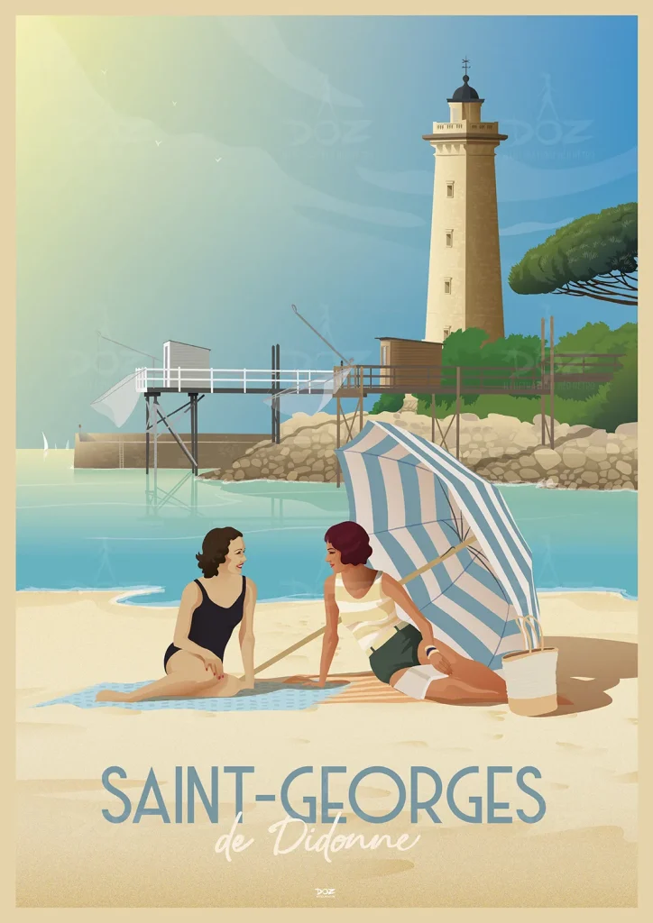 Affiche Doz plage de Saint-Georges-de-Didonne