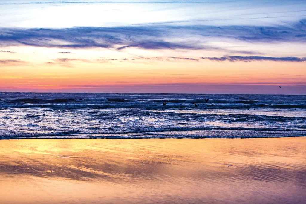 Week-end nature : coucher de soleil à la Côte Sauvage