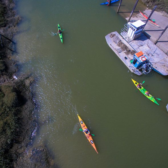 Balade en kayak sur la Seudre