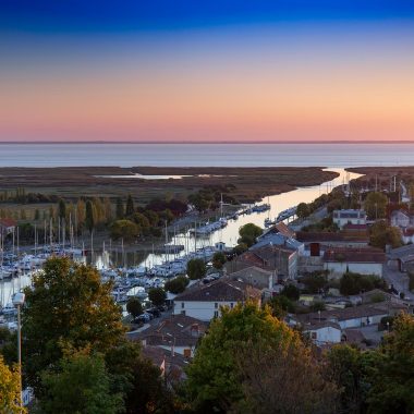 Mortagne-sur-Gironde vue depuis le belvédère