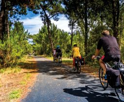 Balade à vélo sur la Vélodyssée à La Tremblade