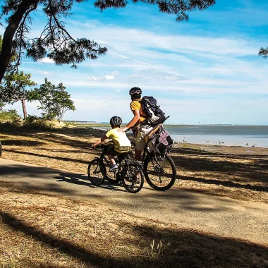 Balade à vélo en famille à La Palmyre