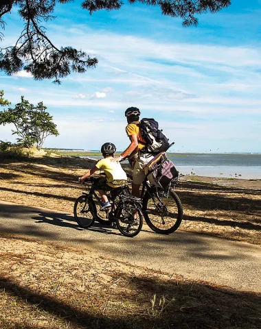 Balade à vélo en famille à La Palmyre