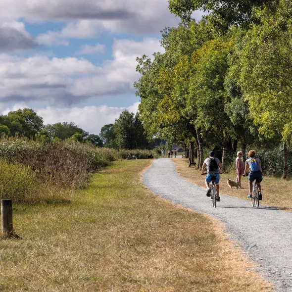 Vélo en famille de Saujon à la Pointe de l'Éguille