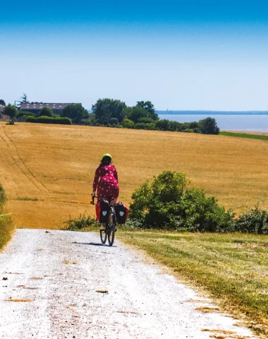 Der Canal des 2 Mers mit dem Fahrrad entlang der Gironde-Mündung