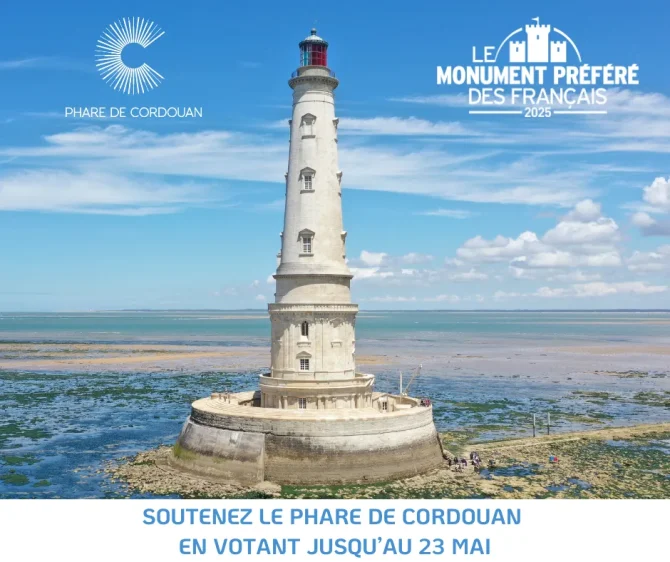 phare de Cordouan au Monument préféré des Français 2025