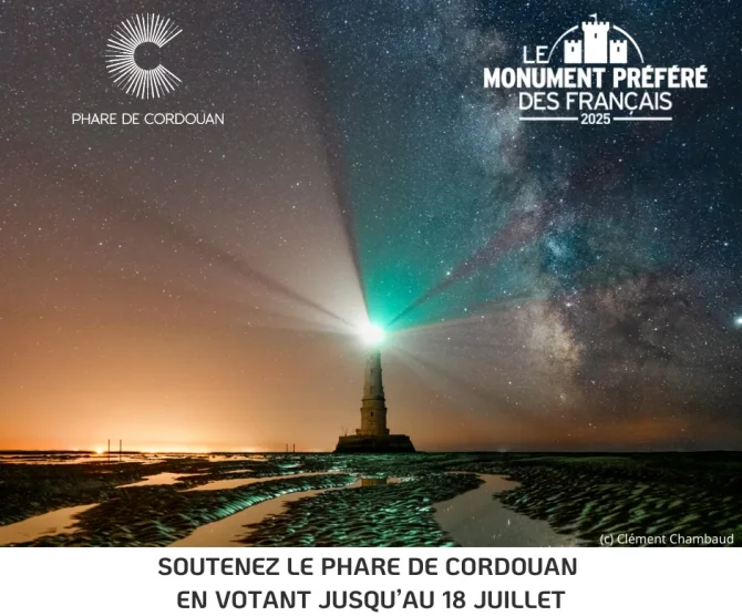 Le phare de Cordouan, Monument préféré des français 2025