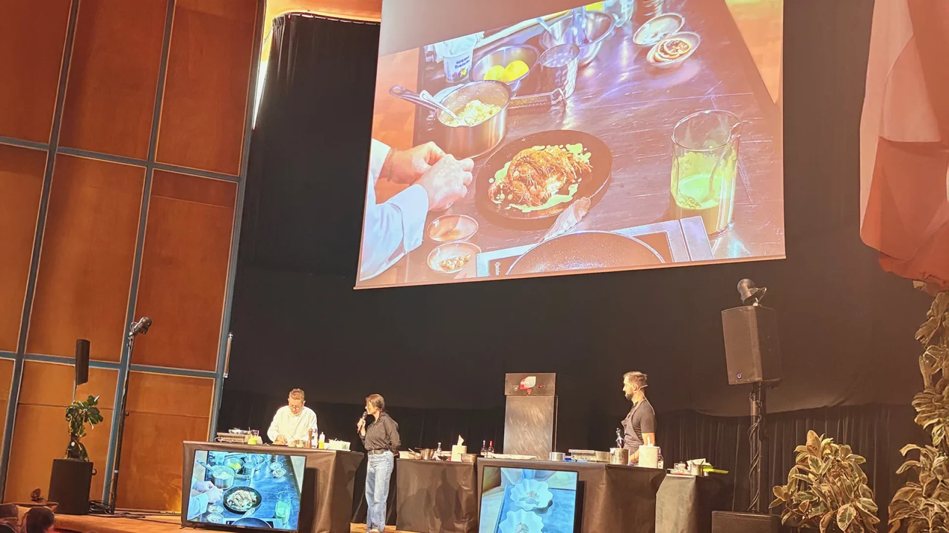 Recette de gambas rôties et polenta crémeuse