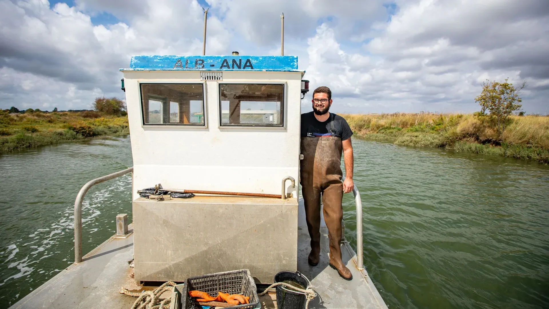 Portraits d'habitant et d'entrepreneur, un ostréiculteur
