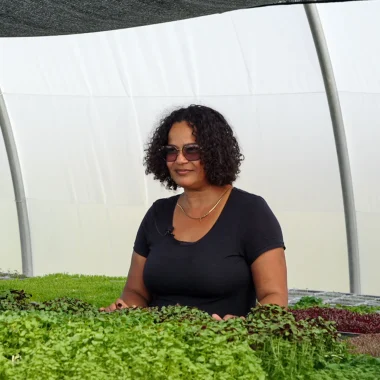 Luciana Fondacci, cultivatrice de micropousses