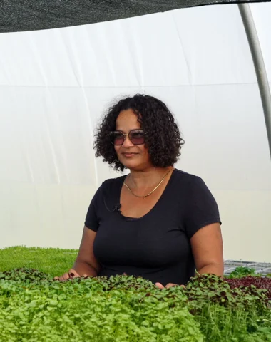 Luciana Fondacci, cultivatrice de micropousses