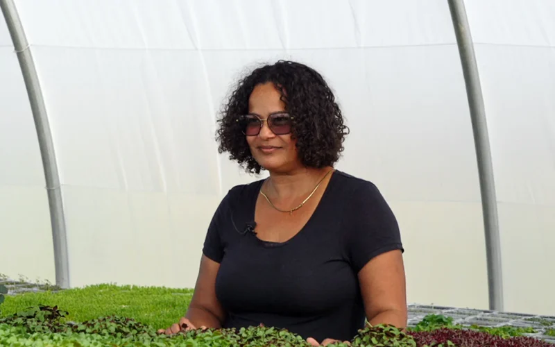 Luciana Fondacci, cultivatrice de micropousses