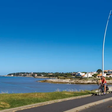 Sur la Vélodyssée pendant un séjour à vélo à Royan