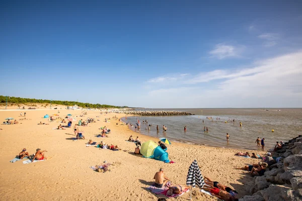 Plage de la Palmyre, plage idéale avec des enfants