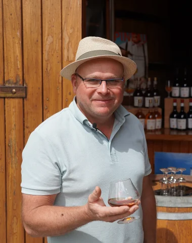 Fabrice Savinaud, vigneron à la propriété Maison Savinaud