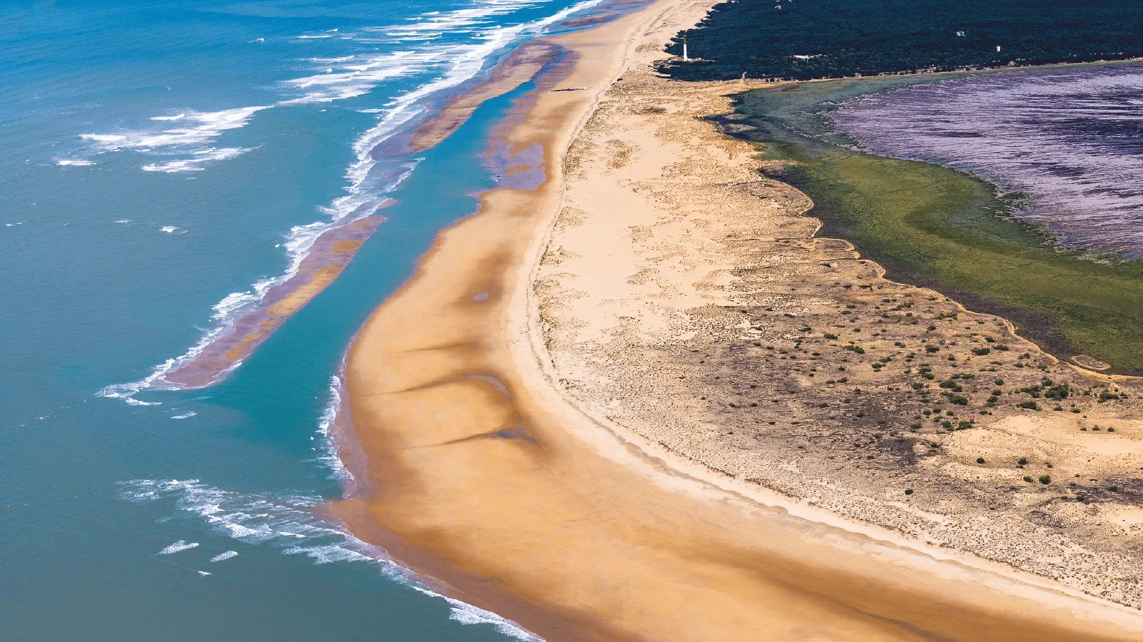 Baïne sur la Côte Sauvage de Royan Atlantique