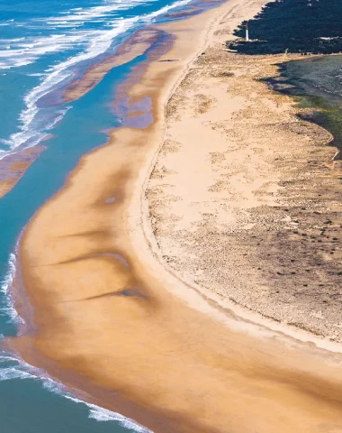Baïne sur la Côte Sauvage de Royan Atlantique