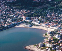 vue aérienne de Pontaillac